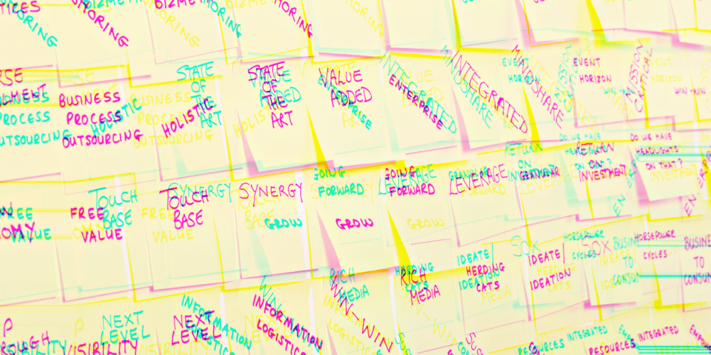 corporate jargon and buzzwords